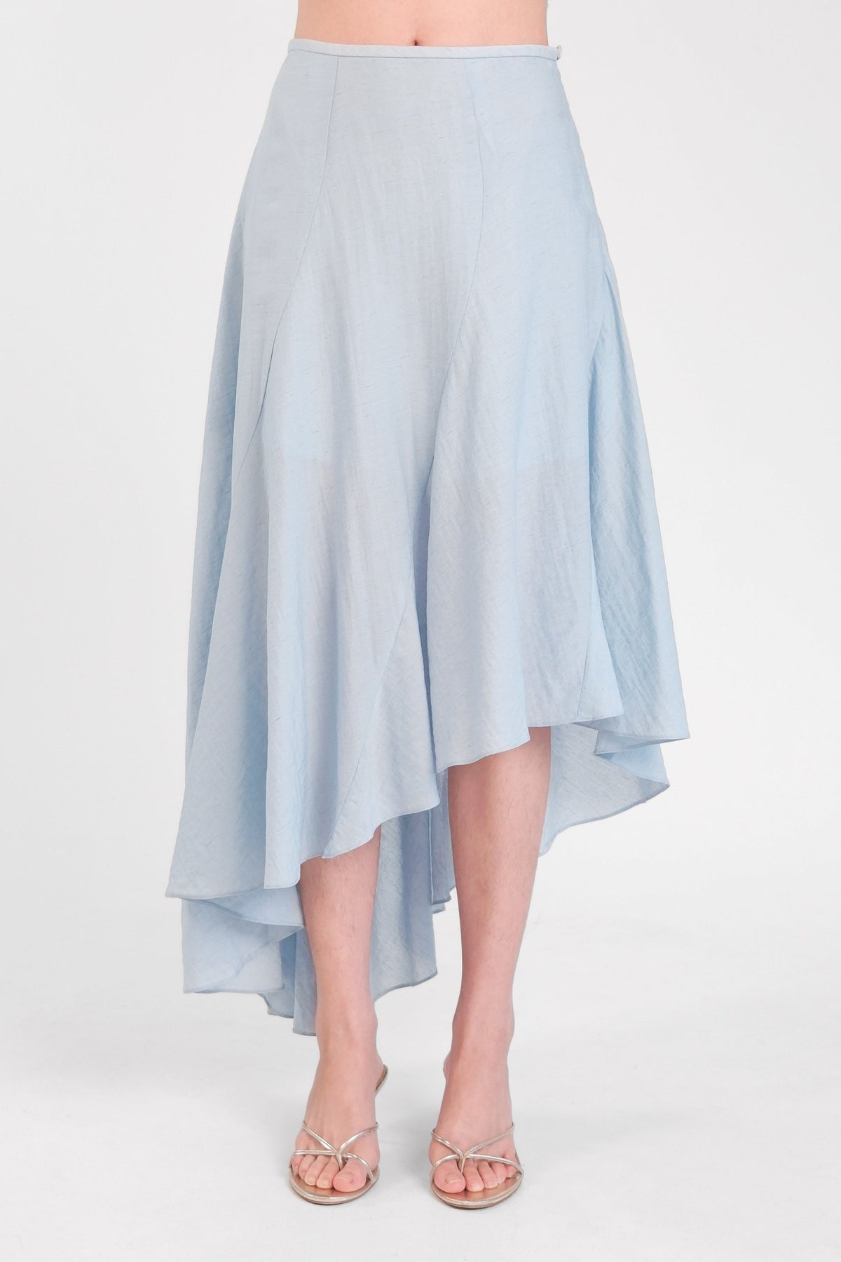 Asymmetric Skirt Blue