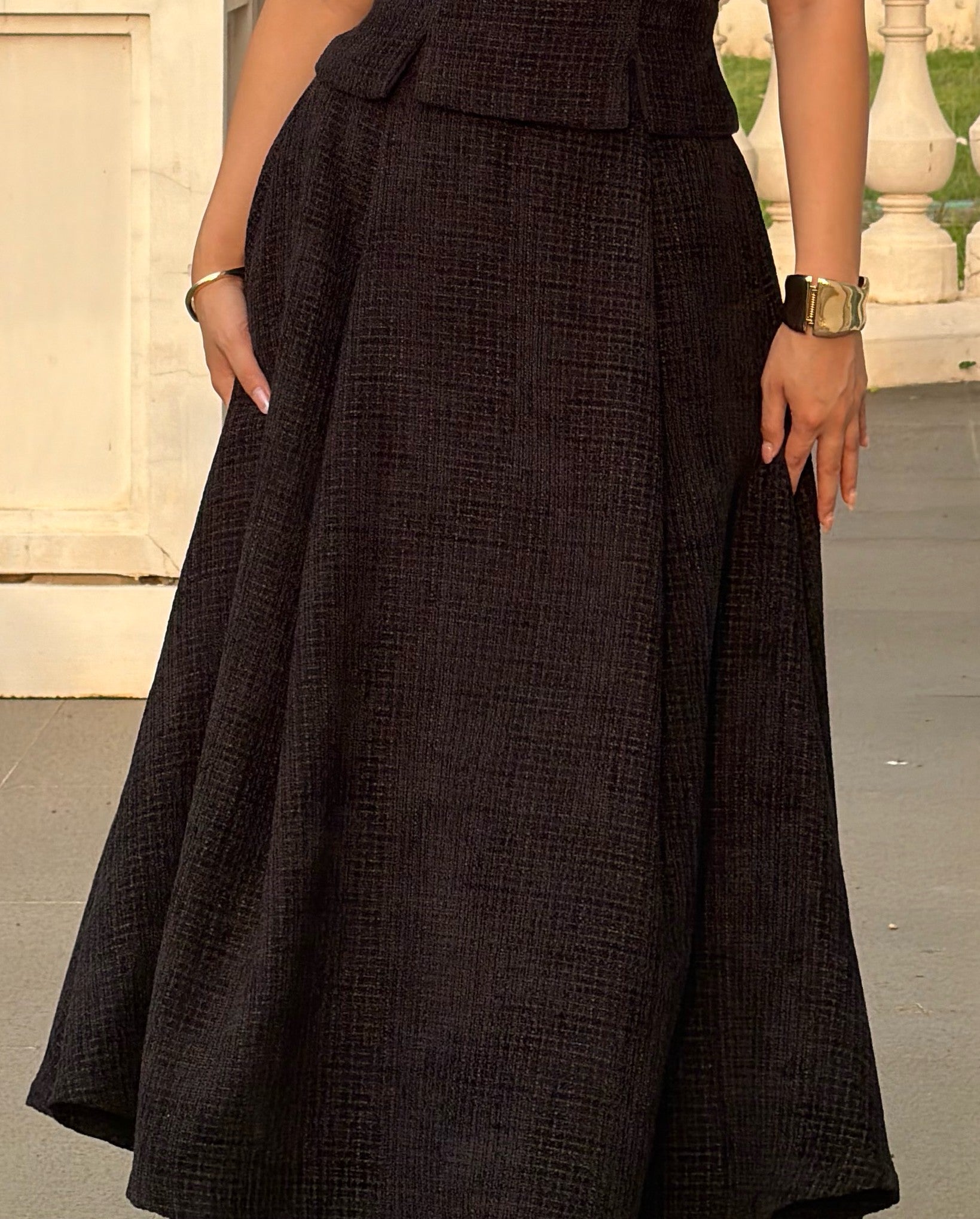 [Pre-Order] Delphine Set - Corset Top & Mini-Maxi Skirt