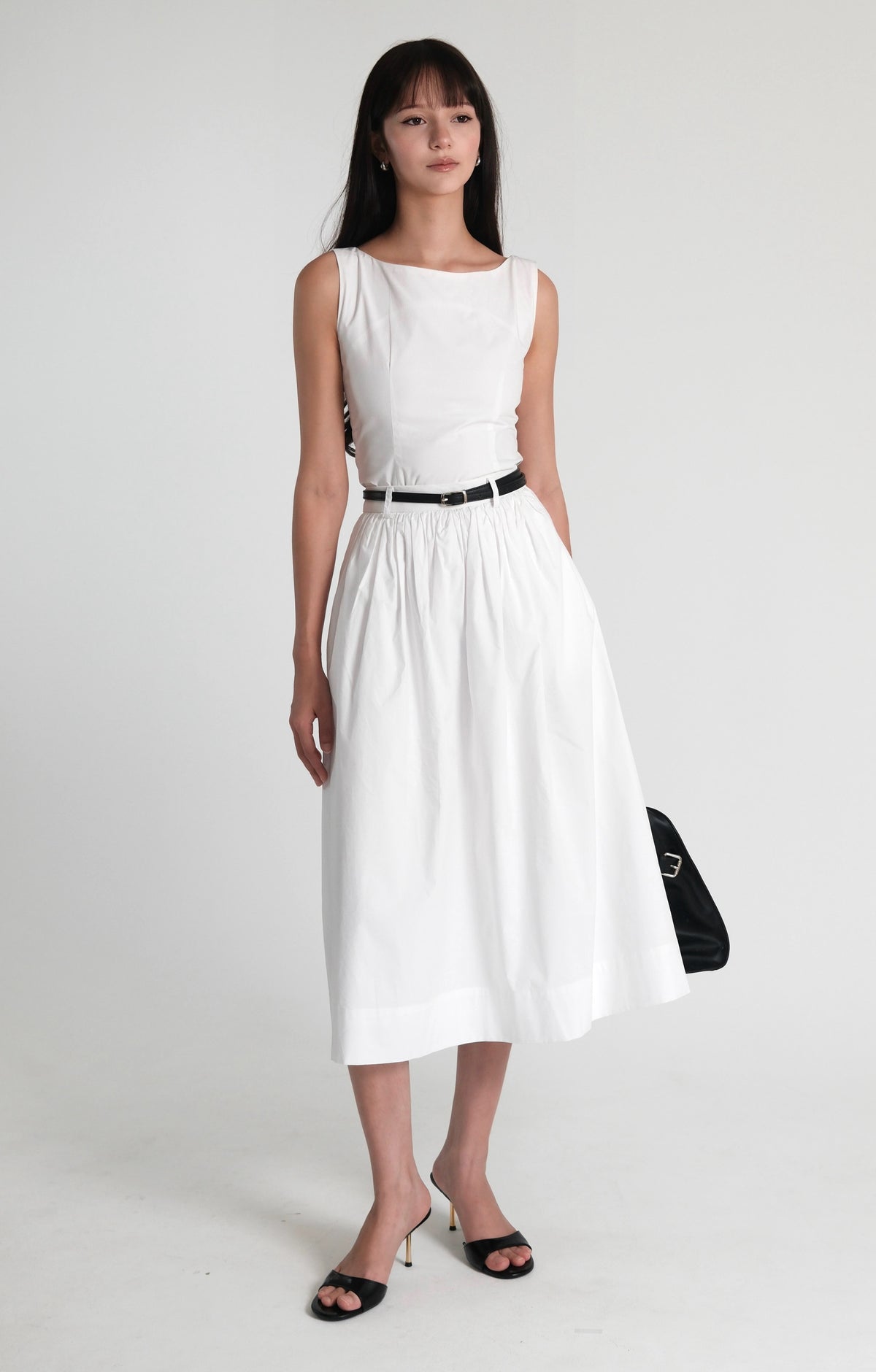 Lady Classic Skirt White (Cotton)