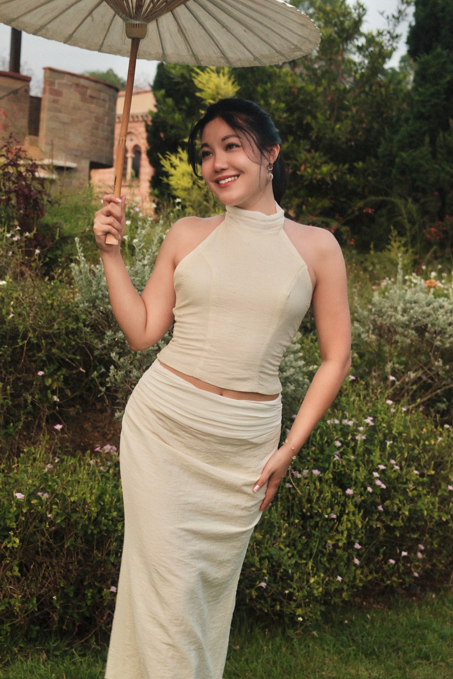 L'ESPOIR SET - HALTER TOP & MAXI SKIRT