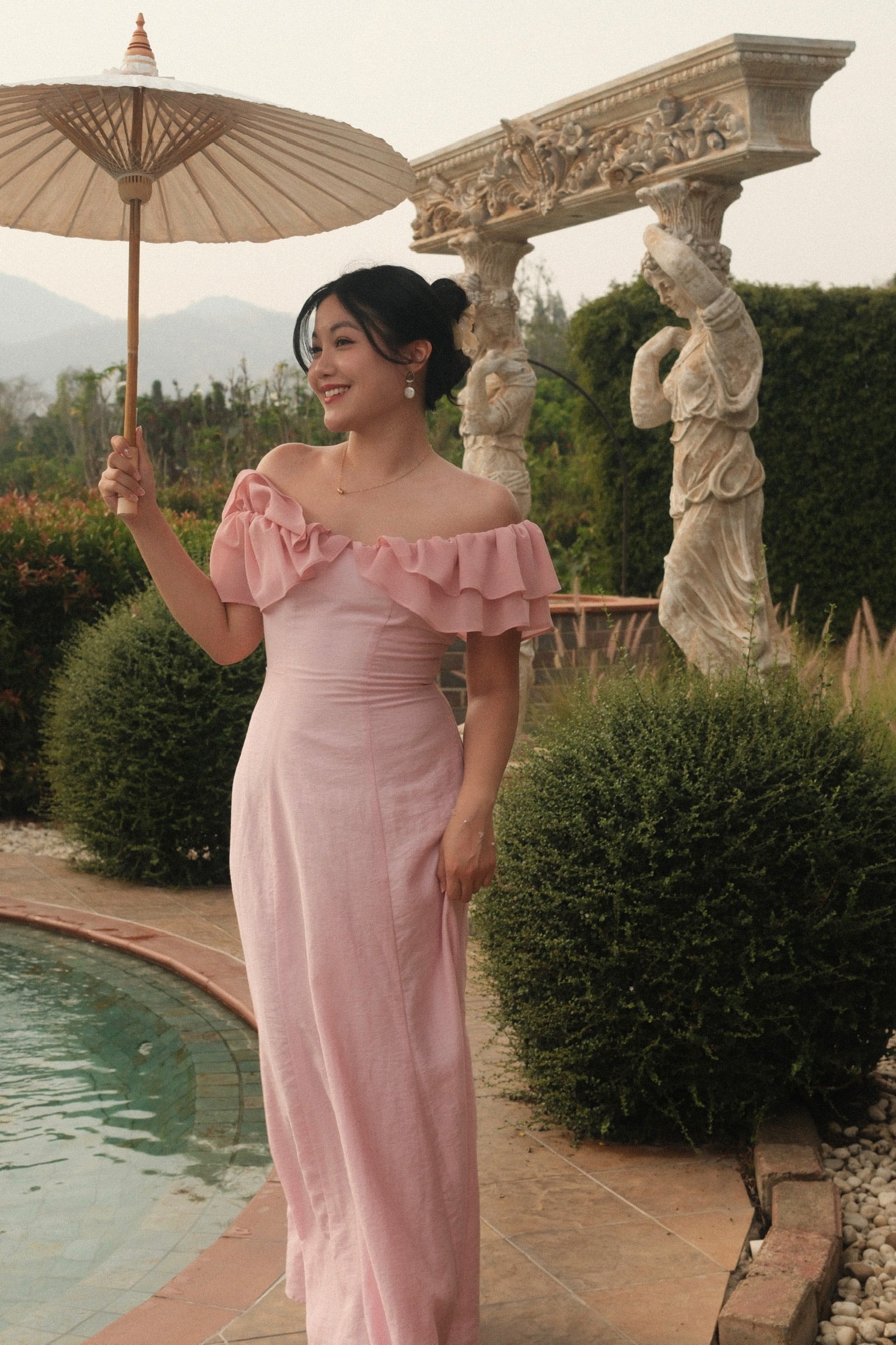 PETAL MAXI DRESS