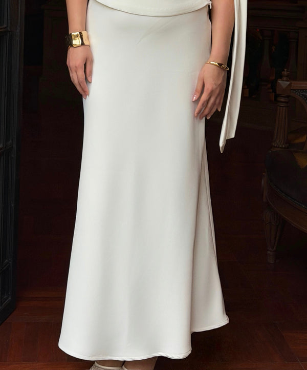Fish Tail Skirt White