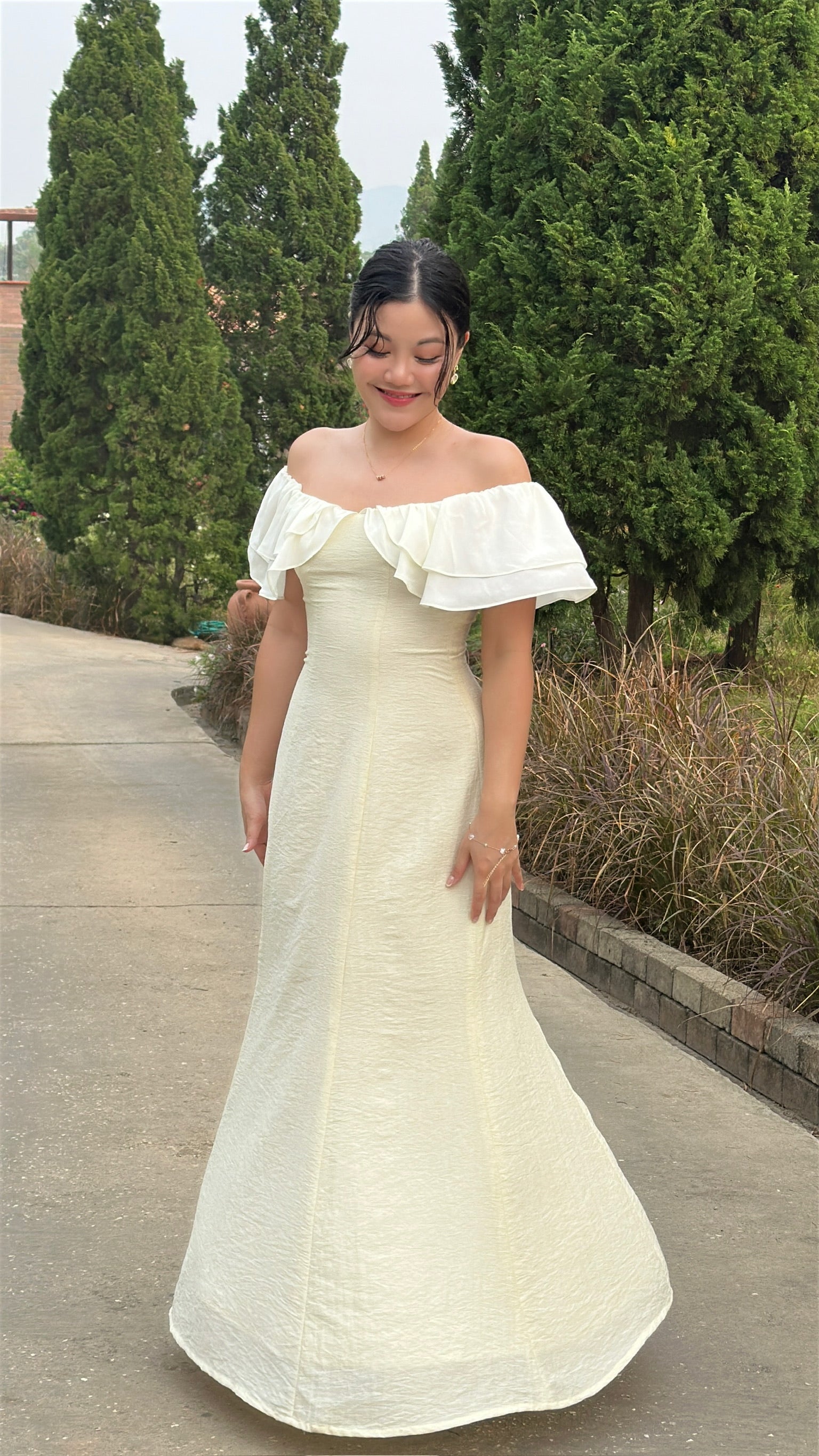 PETAL MAXI DRESS