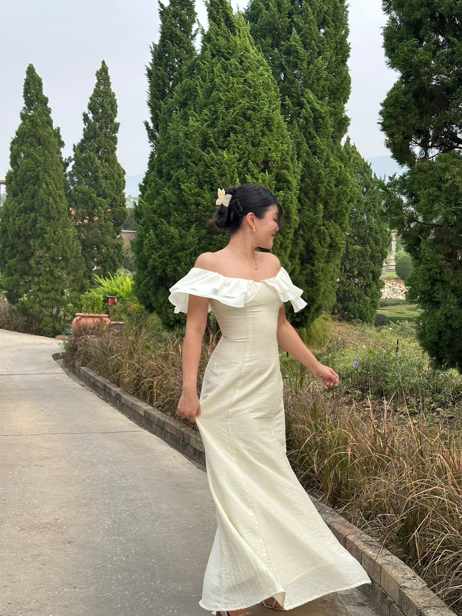 PETAL MAXI DRESS