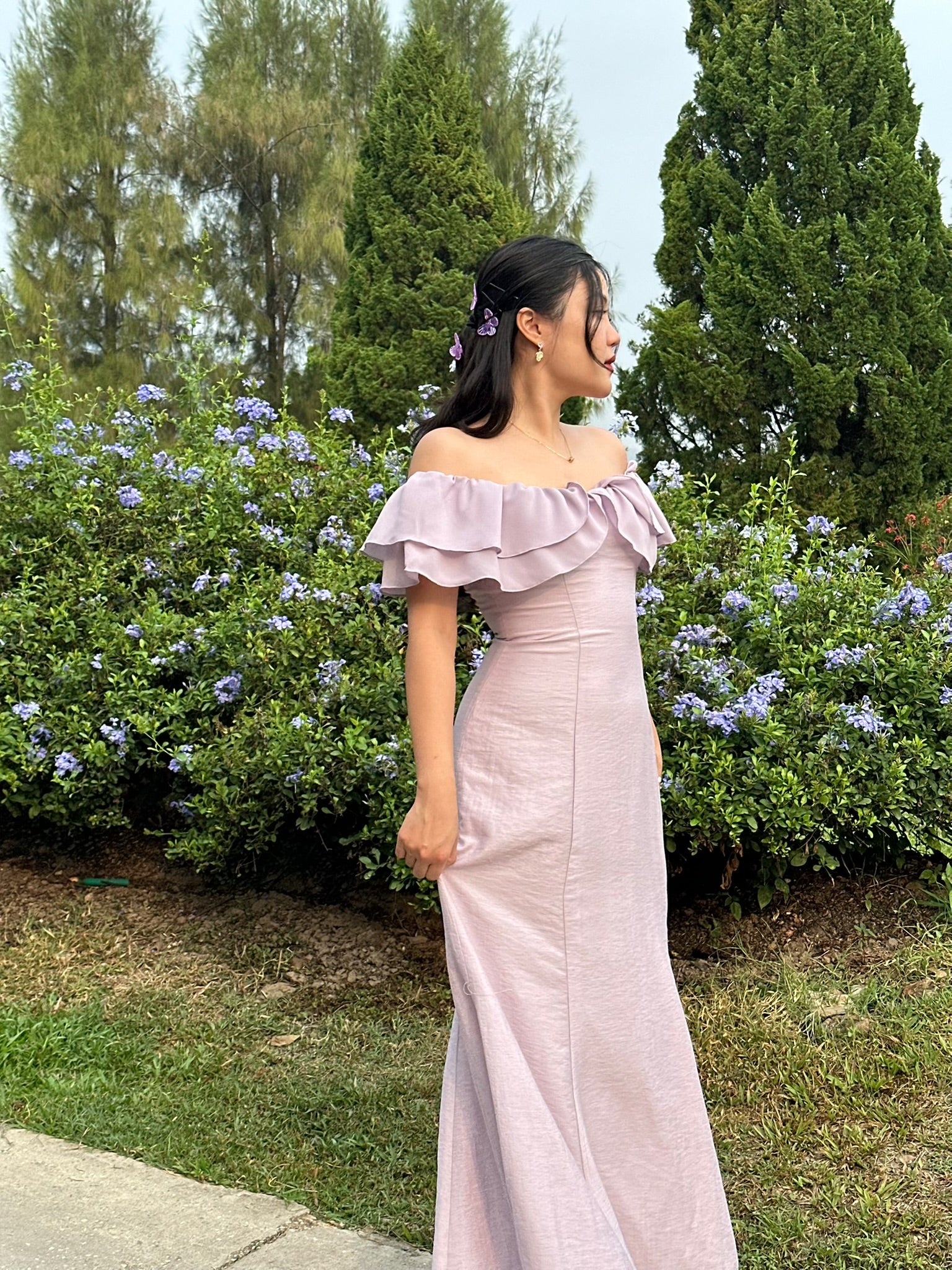 PETAL MAXI DRESS