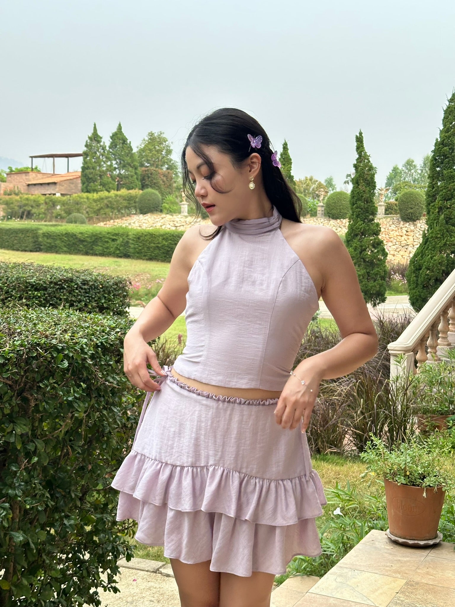 L'ESPOIR SET - HALTER TOP & MAXI SKIRT