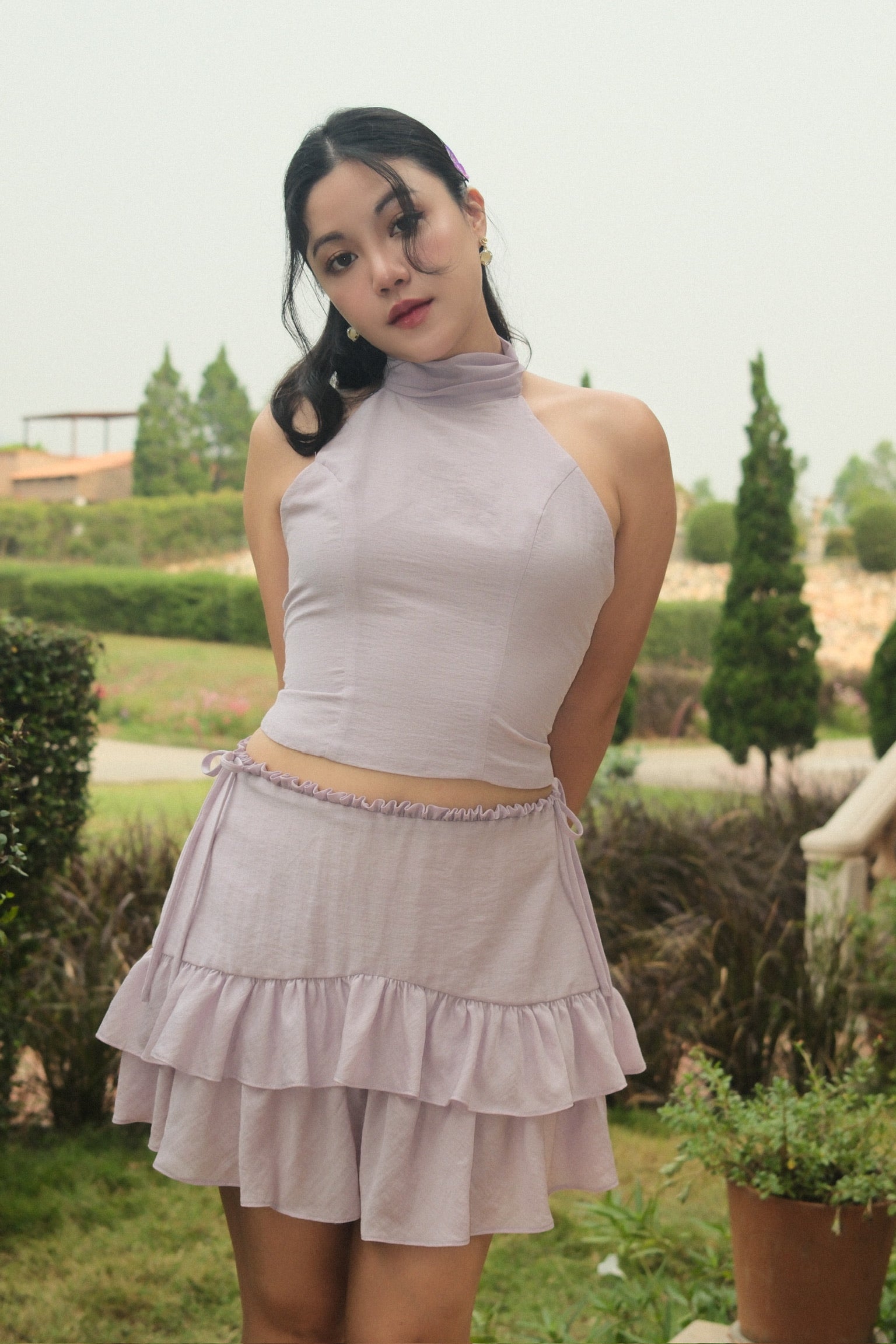 L'ESPOIR SET - HALTER TOP & MAXI SKIRT