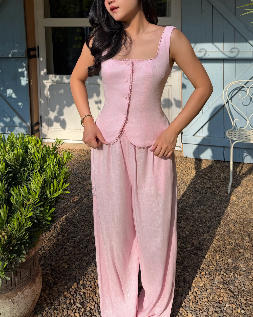 [Pre-Order] Sophie Set - Top & Lounge Pants