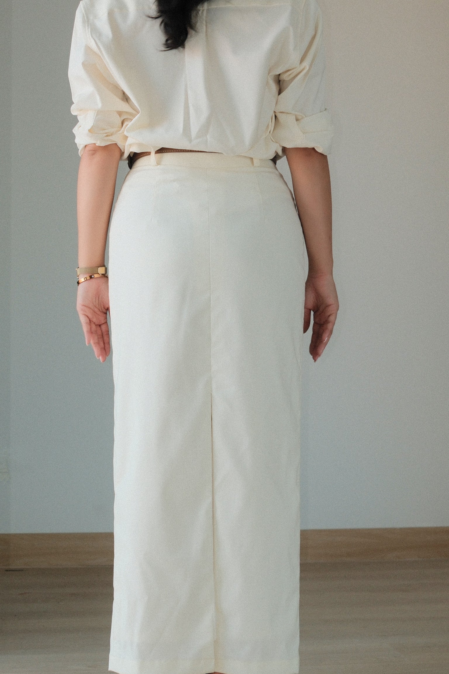 POCKETED MAXI SKIRT