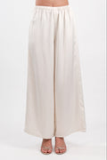 Satin Lounge Pants Cream