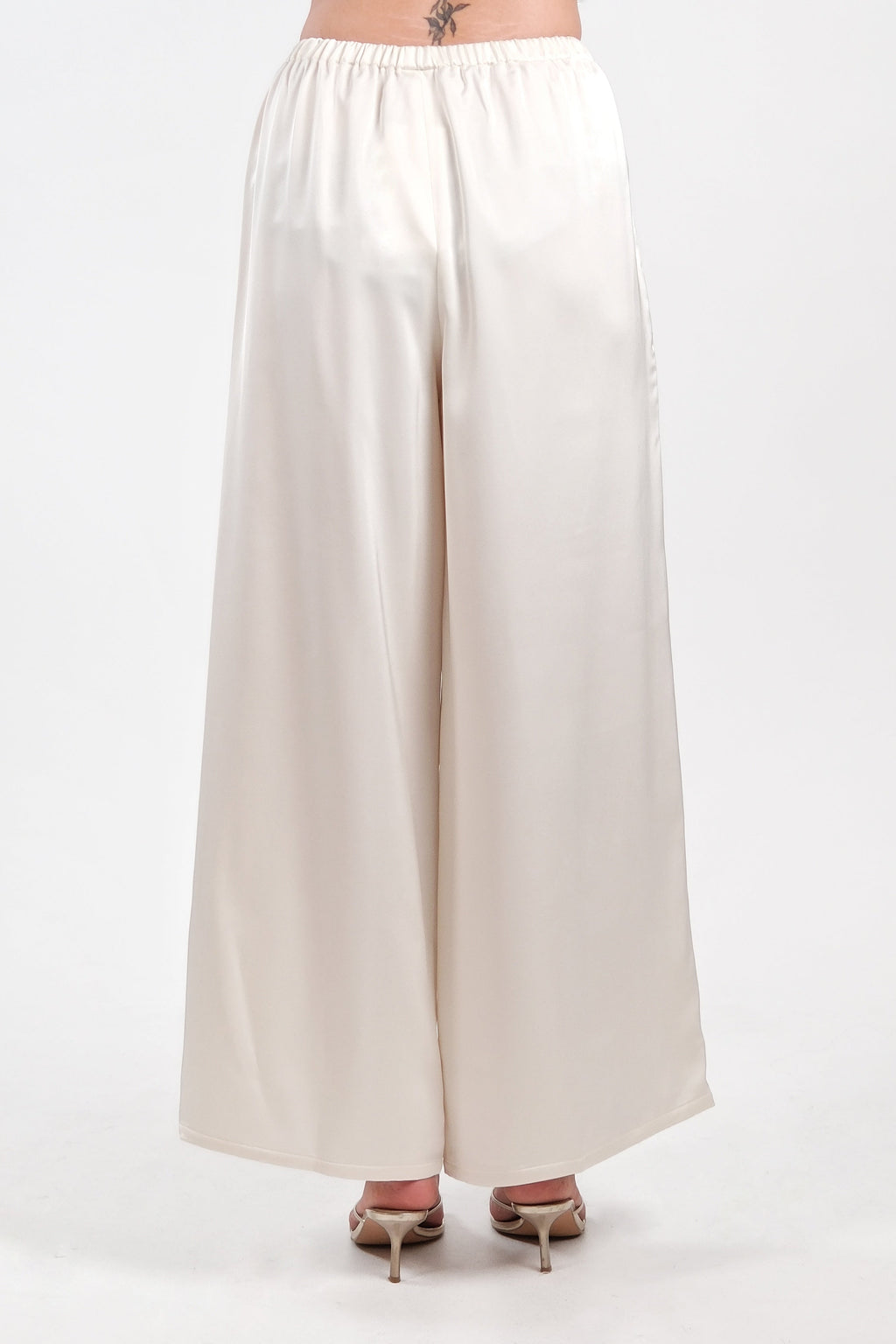 Satin Lounge Pants Cream