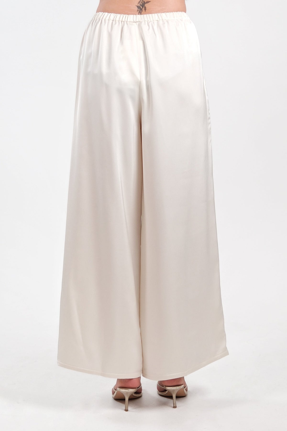 Satin Lounge Pants Cream