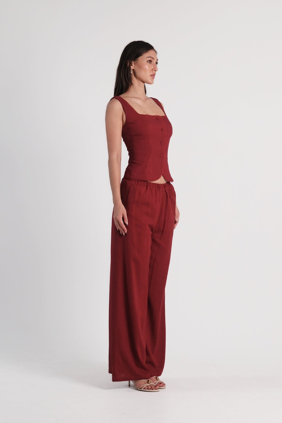 Sophie Top Burgundy