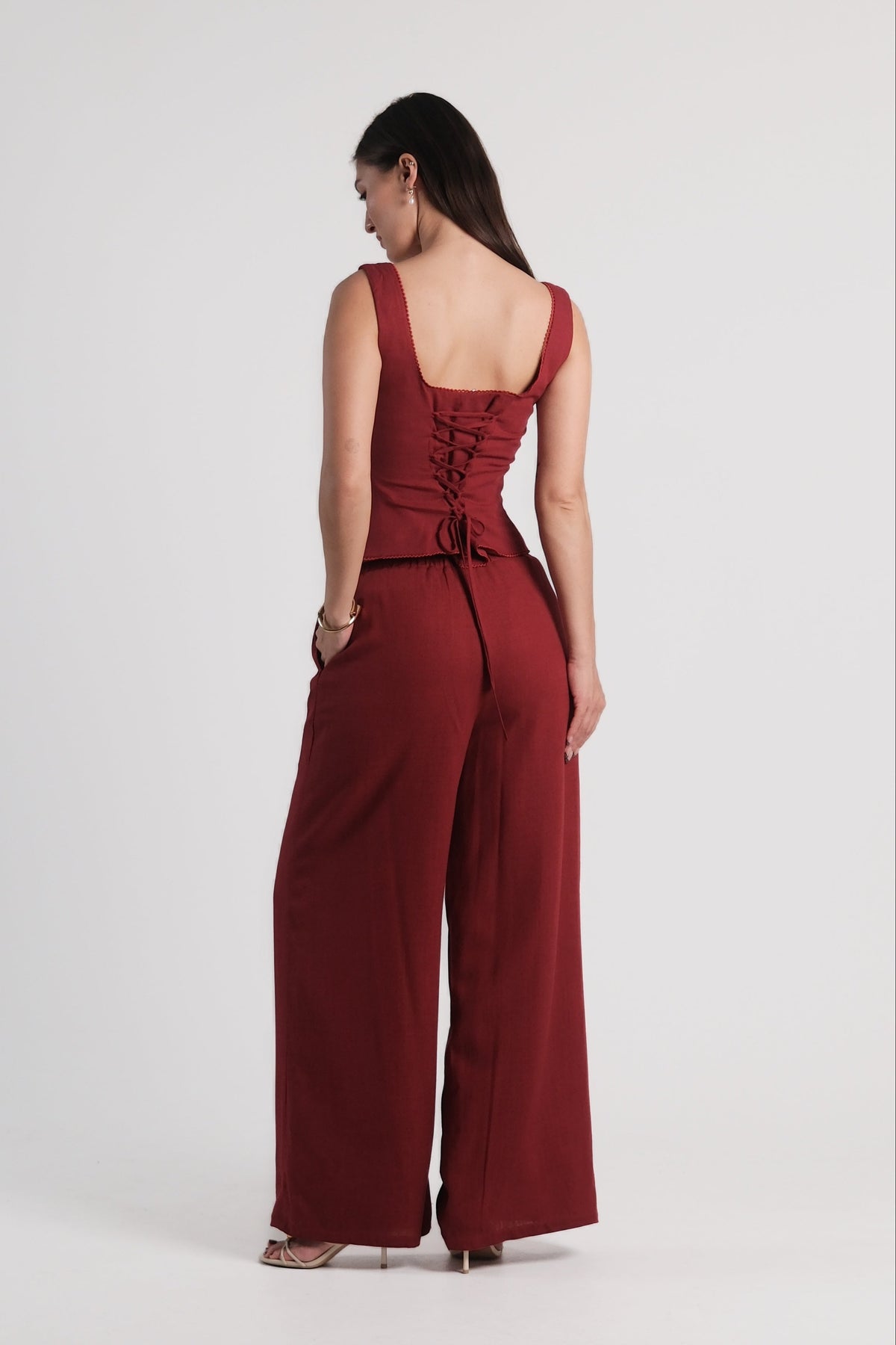 Sophie Top Burgundy