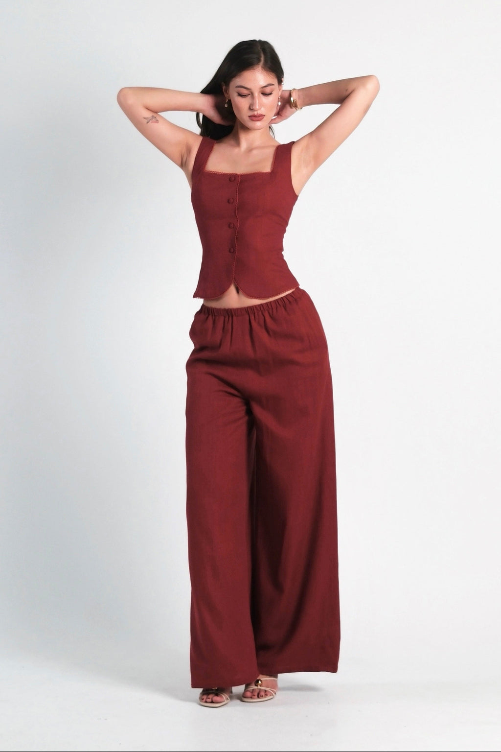 Sophie Top Burgundy