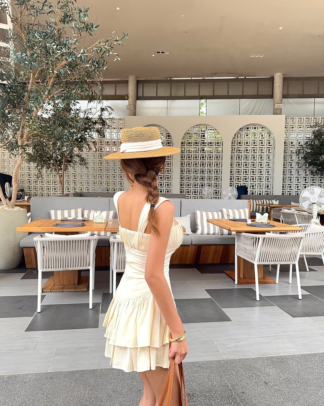 Love how k. @pingvibes styles our best selling Sicily Mini Dress 🤍🐚#rvsicilyminidress 2,990.-