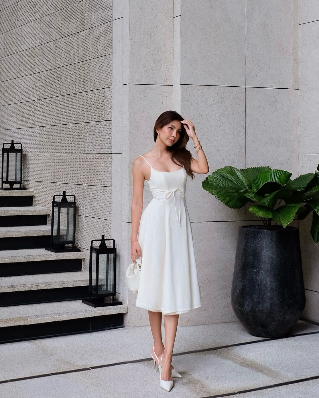 Spotted k. @fusefeuy looking stunning in Amélie dress 🤍#rvameliedress