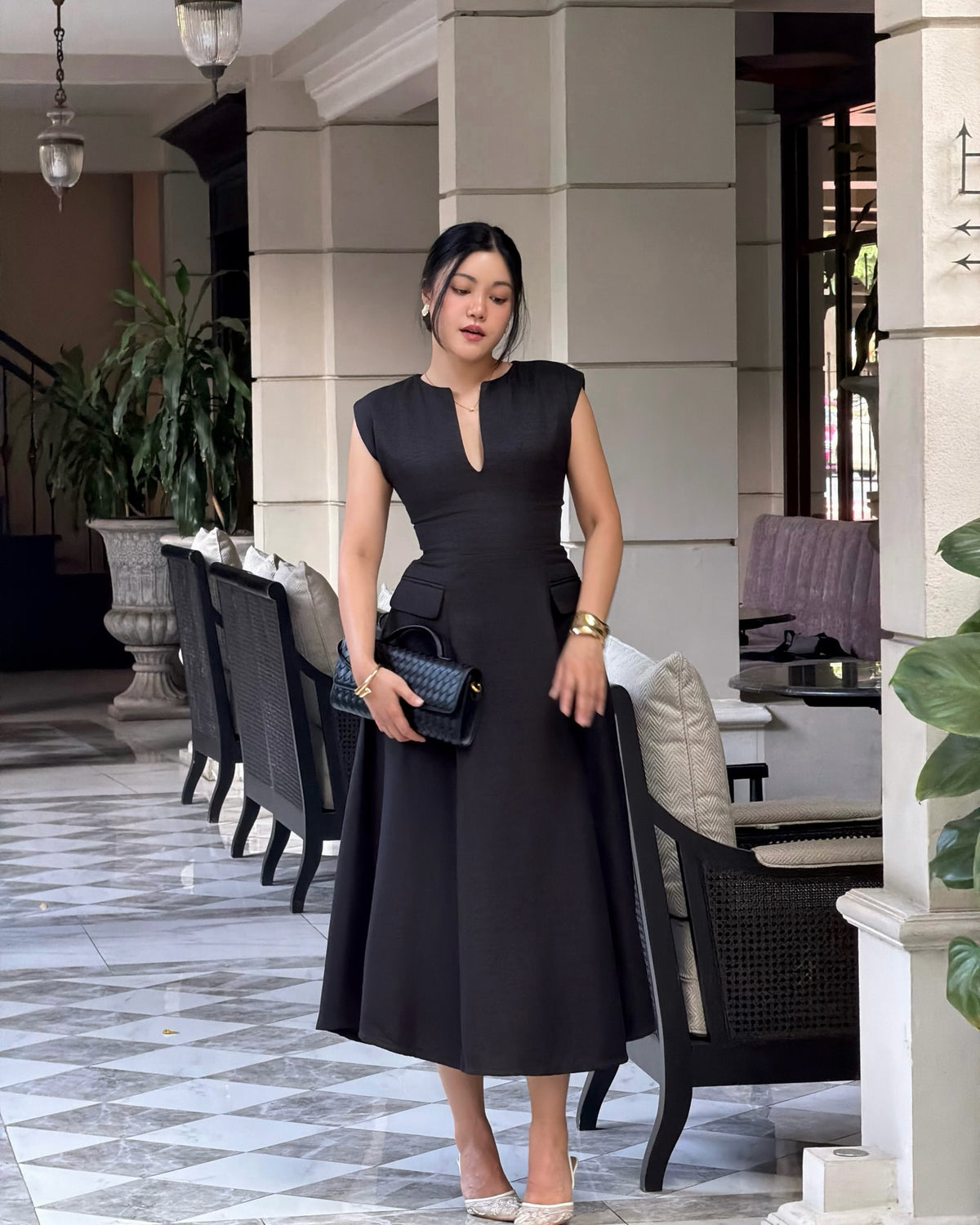 Blair maxi dress in black 🖤#rvblairmaxidress