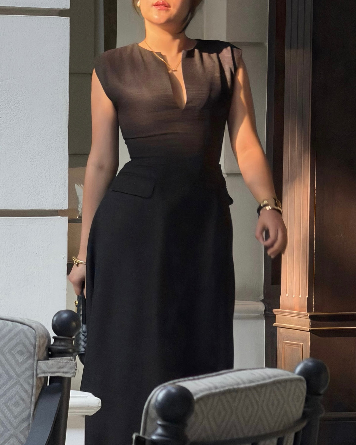 Blair maxi dress in black 🖤#rvblairmaxidress