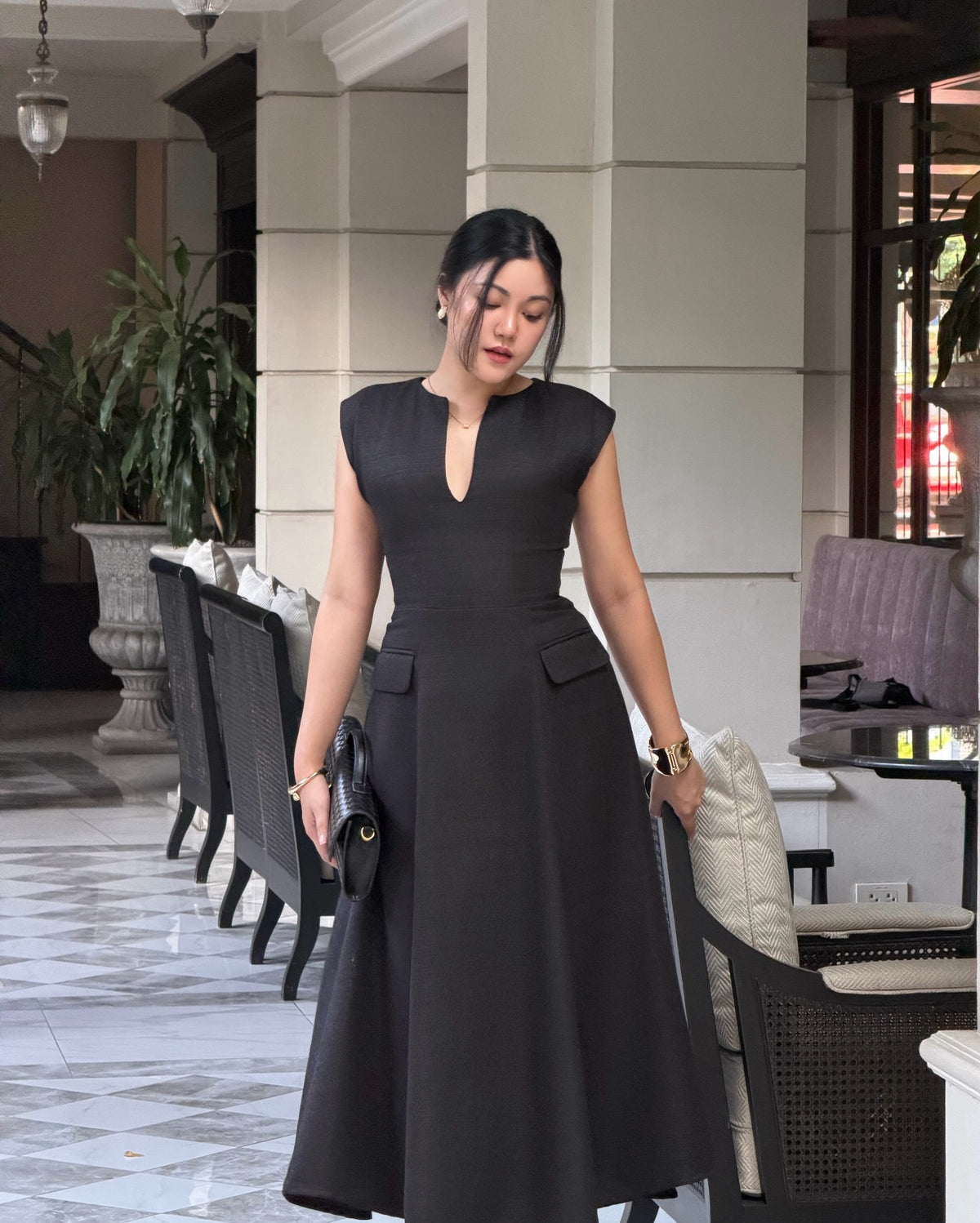 Blair maxi dress in black 🖤#rvblairmaxidress