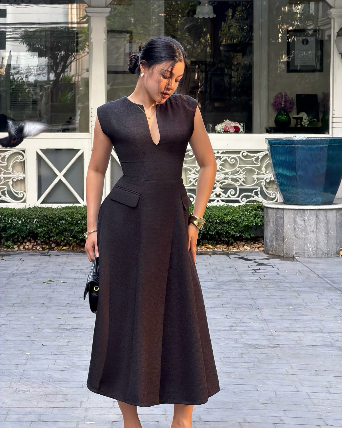 Blair maxi dress in black 🖤#rvblairmaxidress