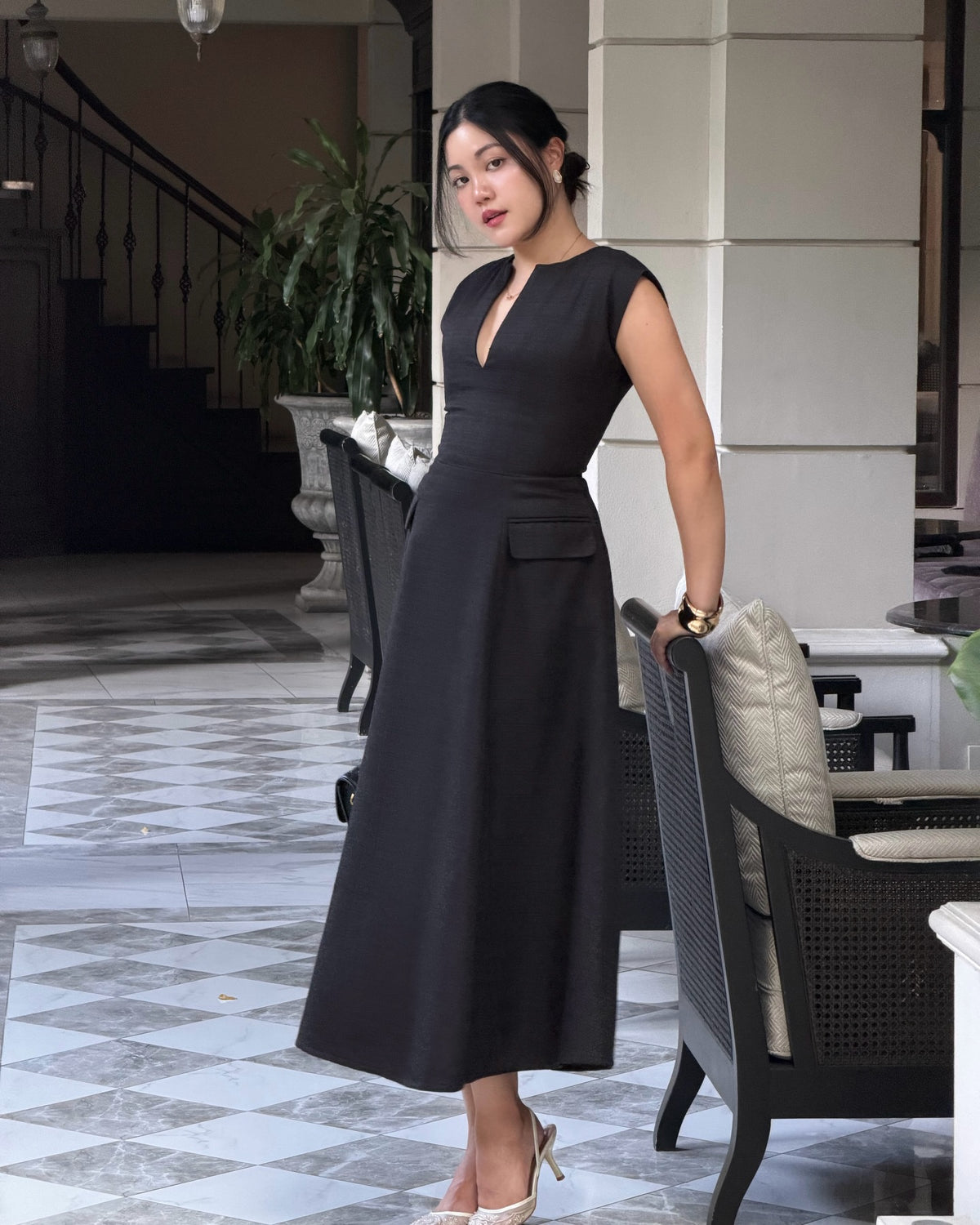 Blair maxi dress in black 🖤#rvblairmaxidress