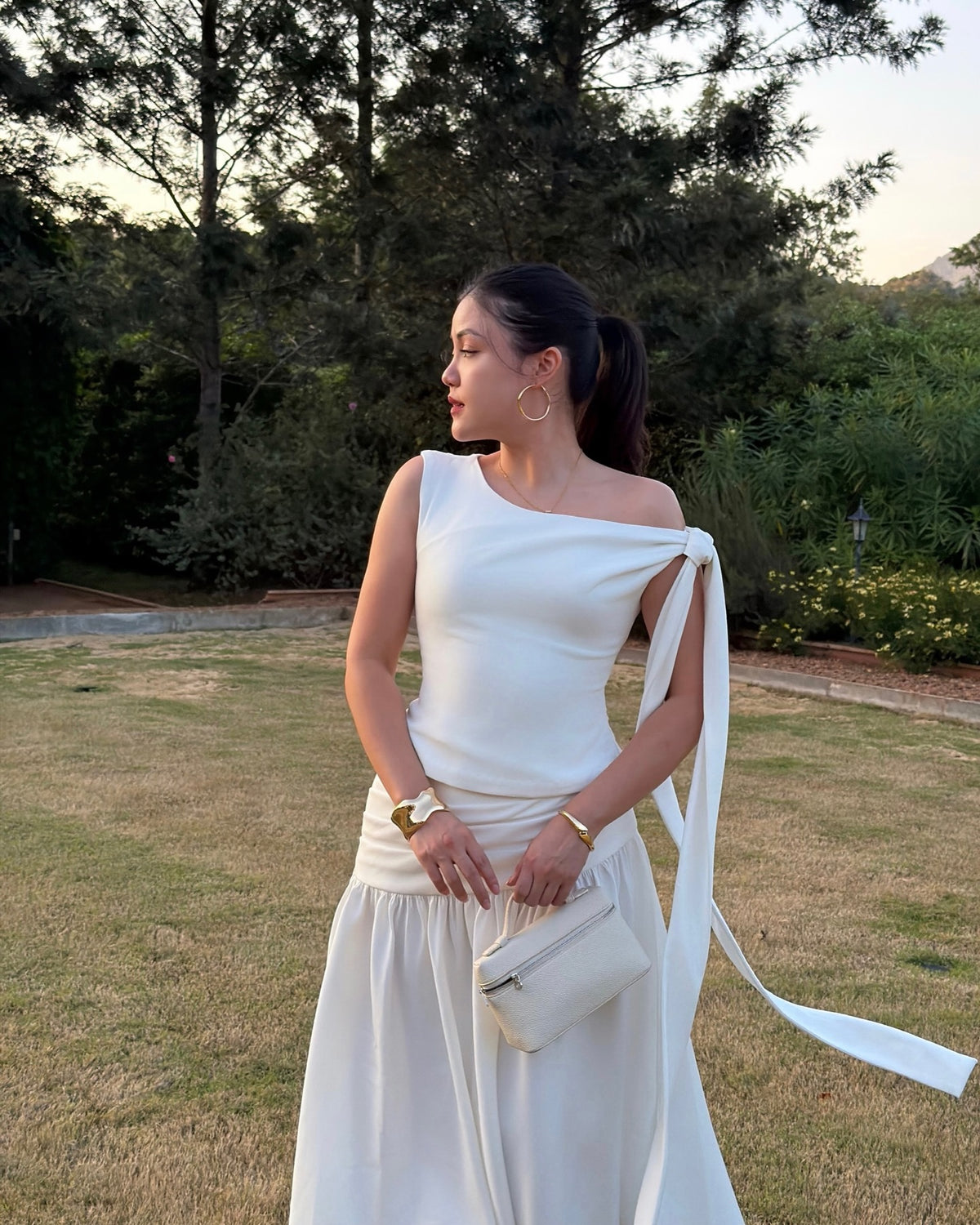 For holiday dinners, quiet nights out, and moments you want to feel beautiful — Noelle top 🤍Matched with 〰️Noelle ski...