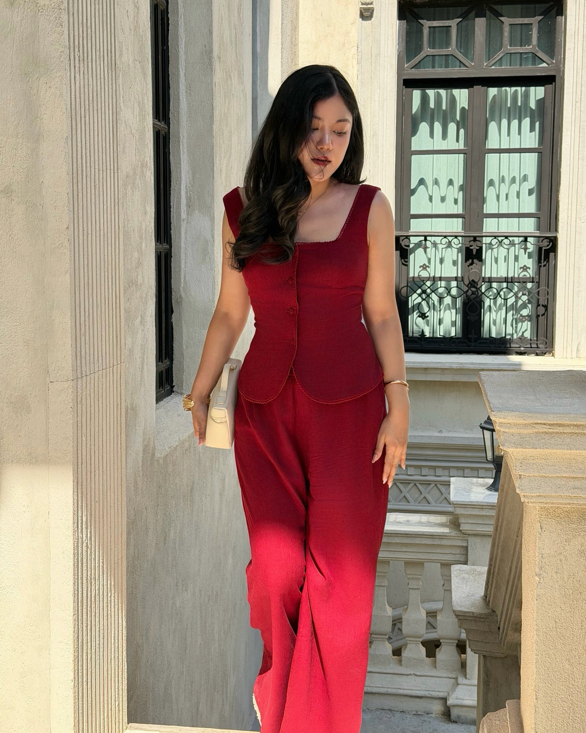 Sophie set in maroon ♥️#rvsophietop #rvsophieloungepants