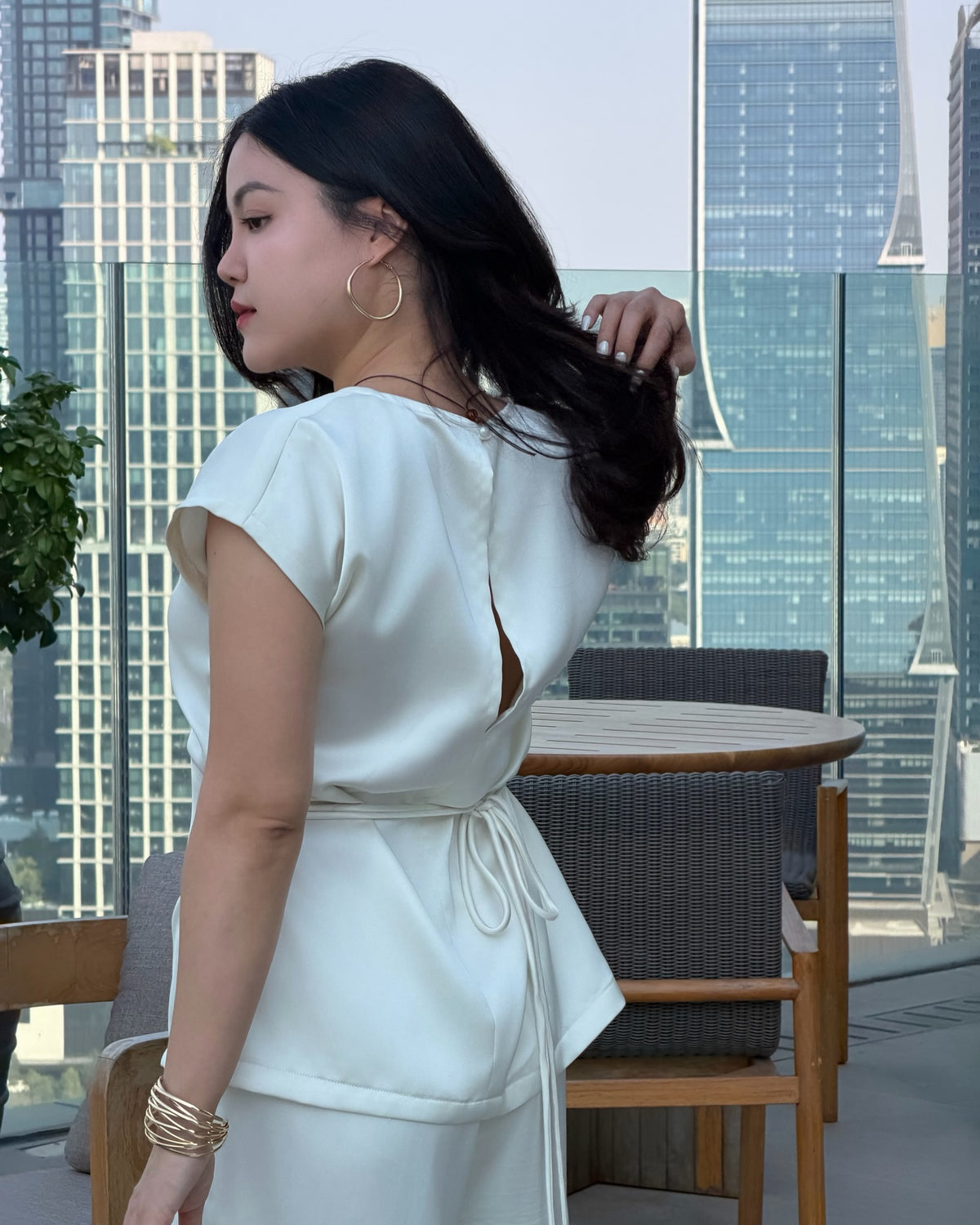 A simple round-neck set designed to move with your day.Soft, comfortable, waist-snatching when you want it to be.From...