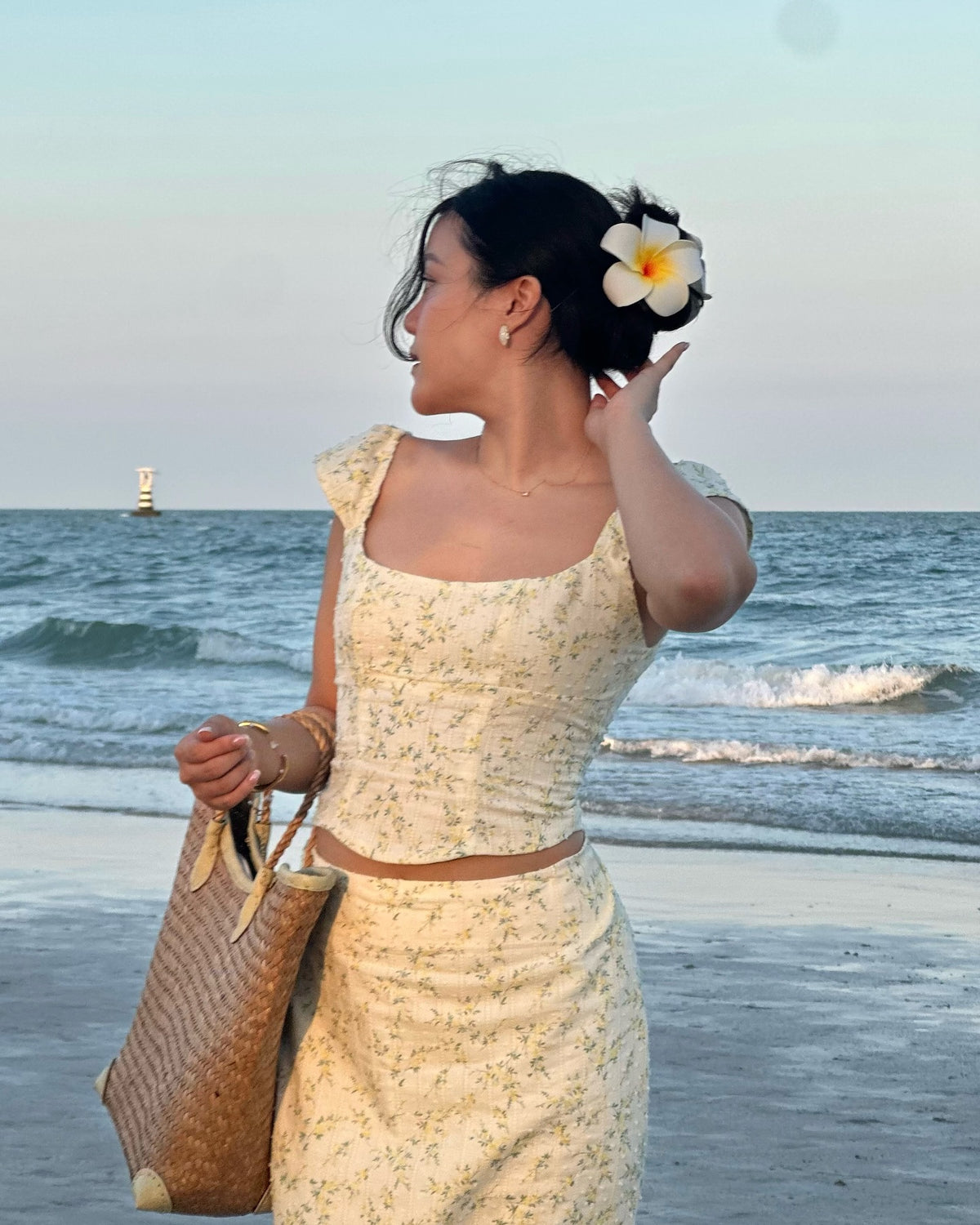 Wildflower set in yellow 💛🌸 Wildflower top〰️price: 1,590〰️ size:Xs - bust 31 waist 25S - bust 33 waist 27M - bust 35 ...
