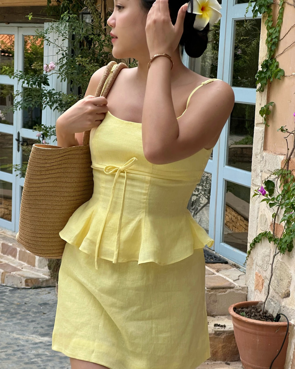 Shade of summer 🍋〰️ Amelie top 2,490.-〰️ Amelie skirt 1,890.-#rvamelietop #rvamelieskirt