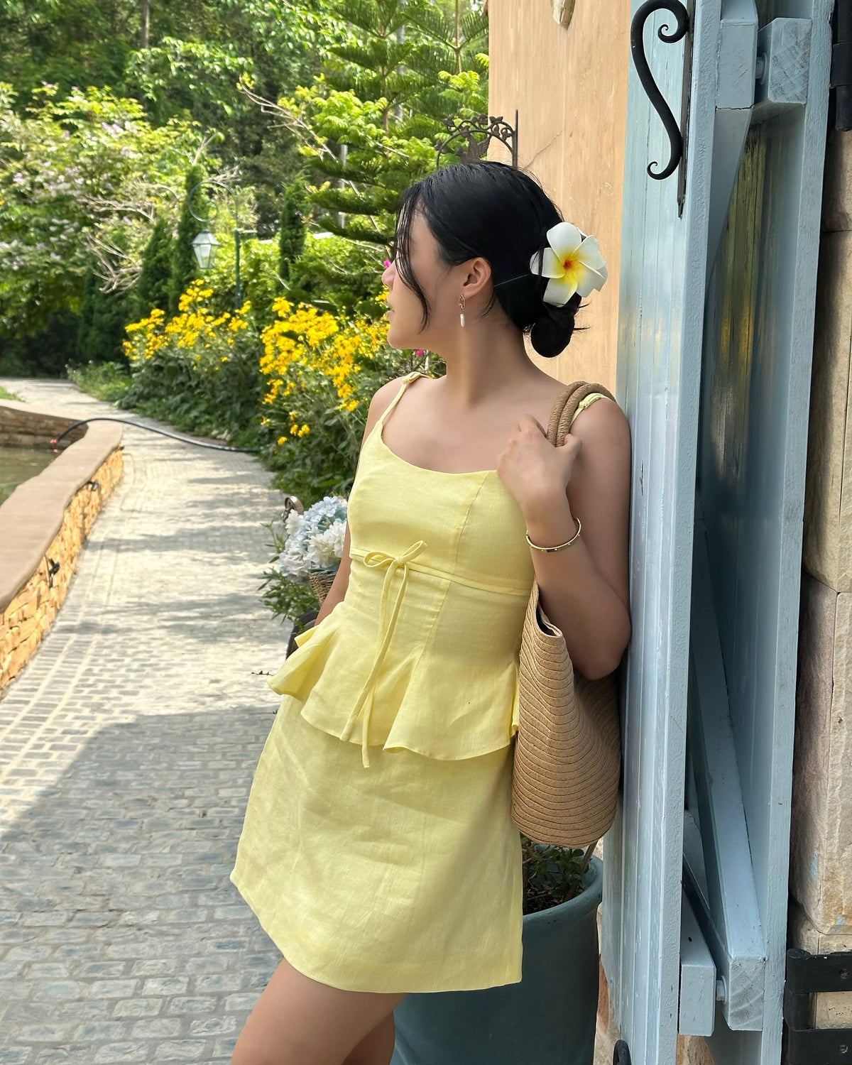 Shade of summer 🍋〰️ Amelie top 2,490.-〰️ Amelie skirt 1,890.-#rvamelietop #rvamelieskirt