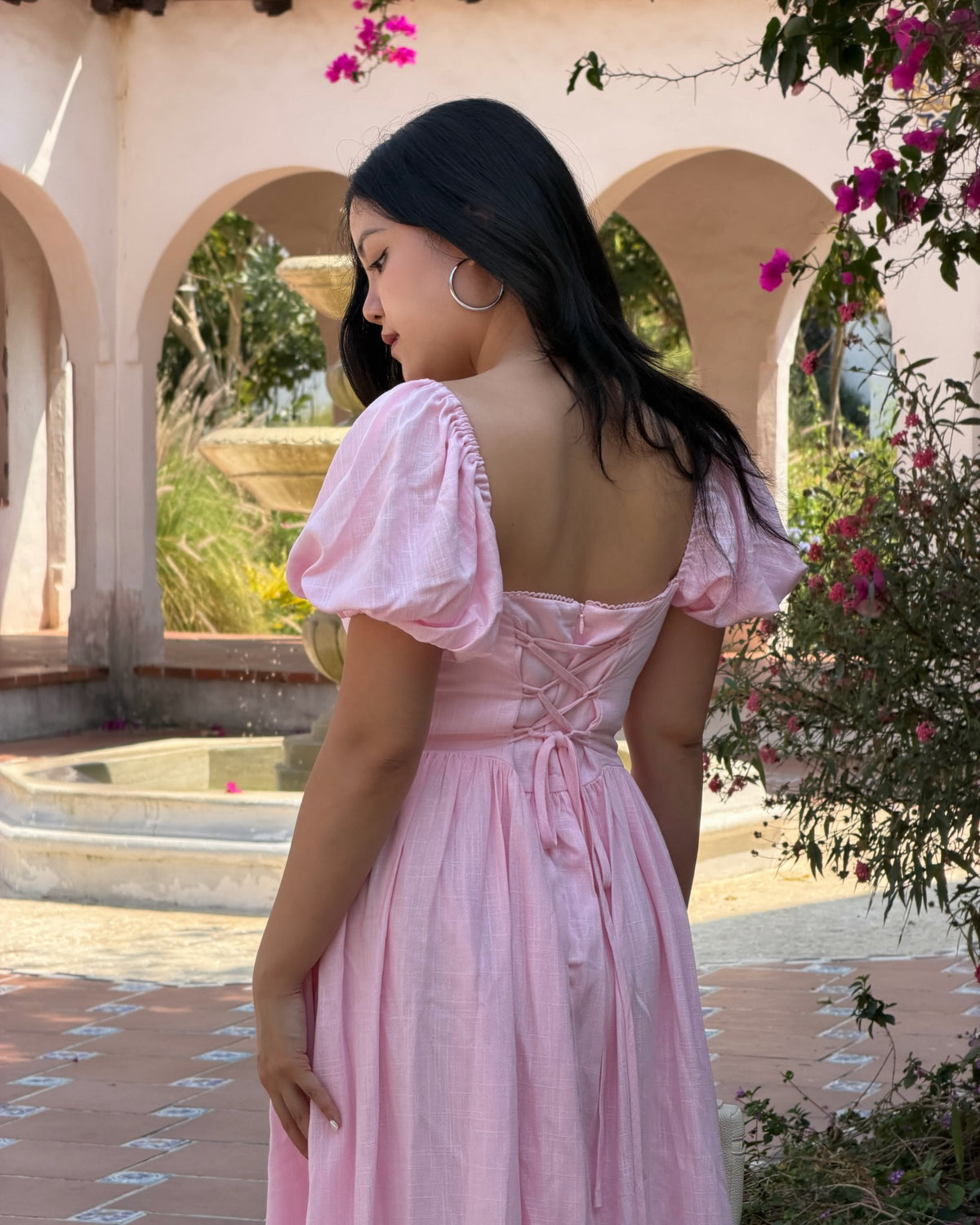 Sophie Maxi Dress in pink 🌸Available for preorder tomorrow via line @ravii.bkk at 1pm #rvsophiemaxidress