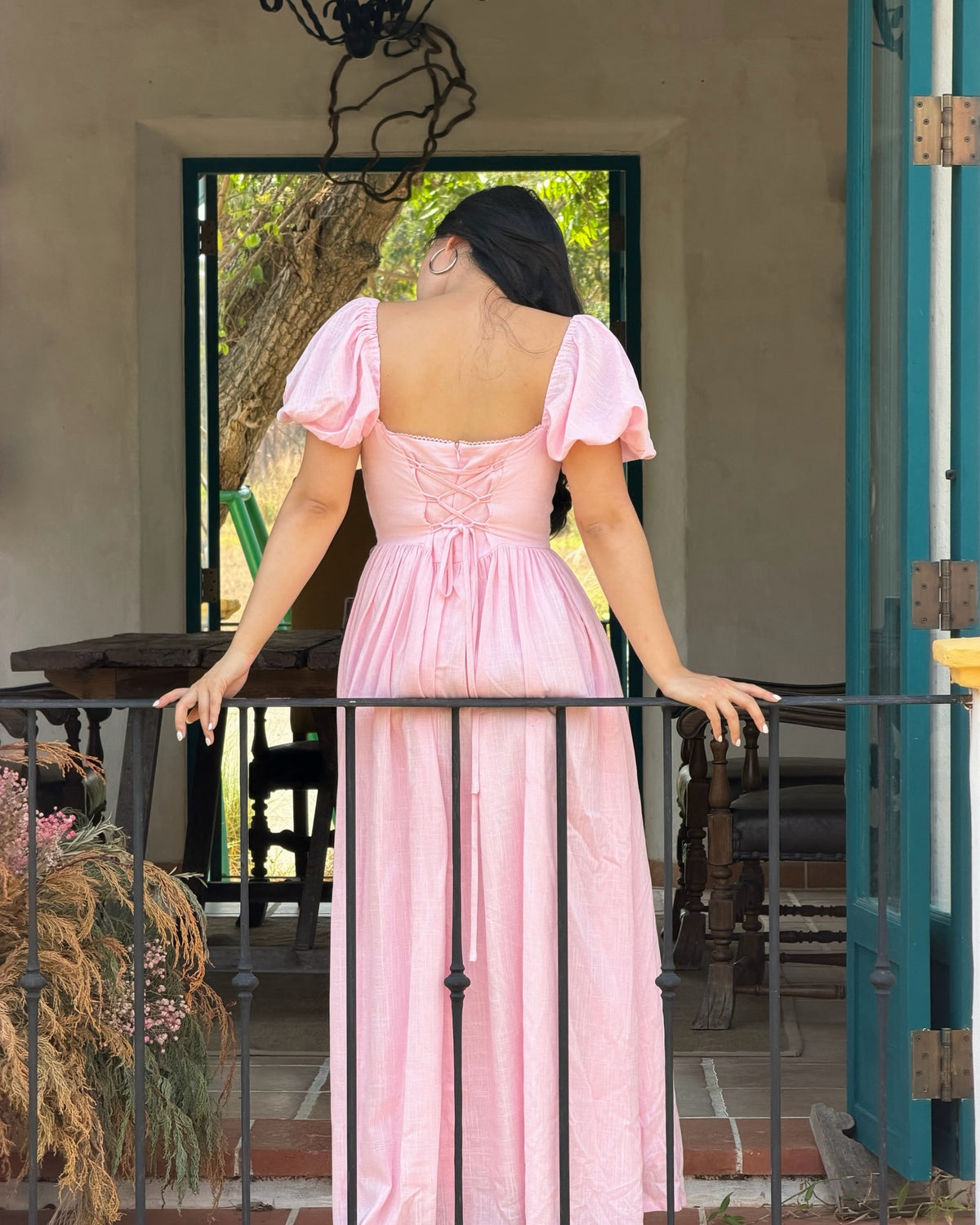 Sophie Maxi Dress in pink 🌸Available for preorder tomorrow via line @ravii.bkk at 1pm #rvsophiemaxidress