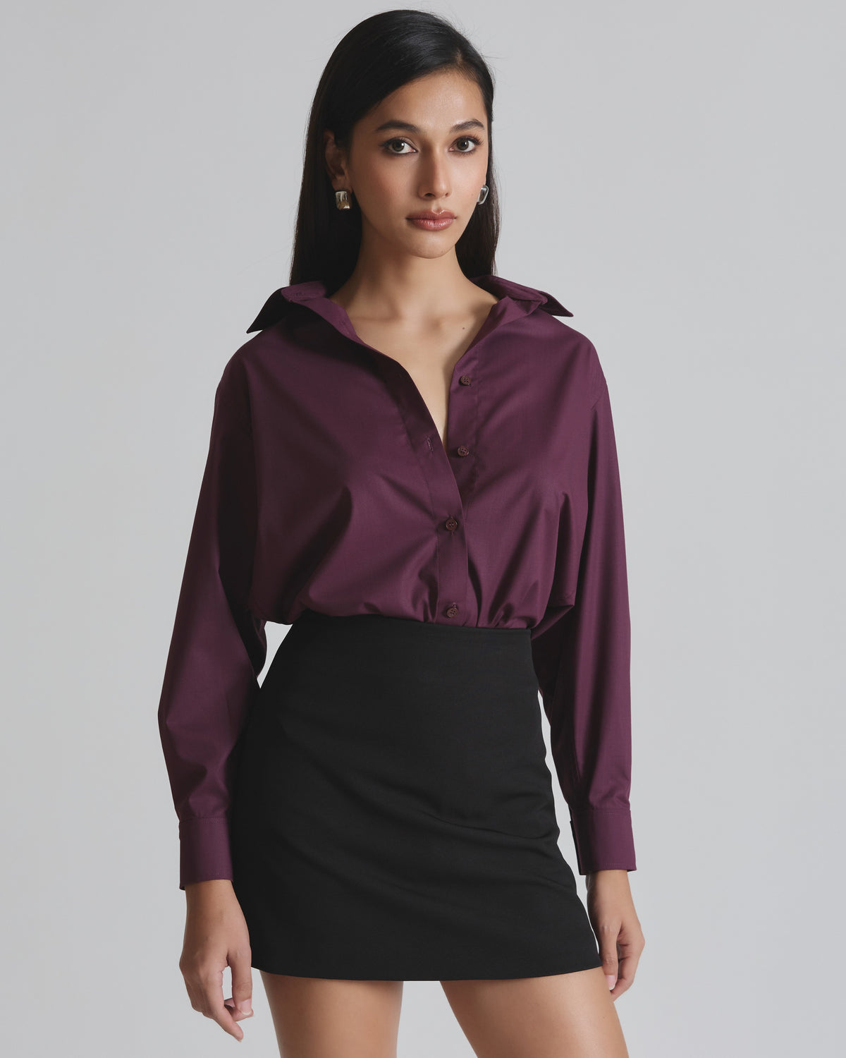 Burgundy, made for days that turn into nights.Polished enough for the office, rich enough for after work drinks. One ...