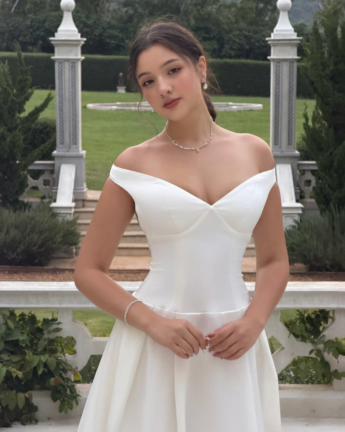 Claudia maxi dress in white 🤍#rvclaudiamaxidress