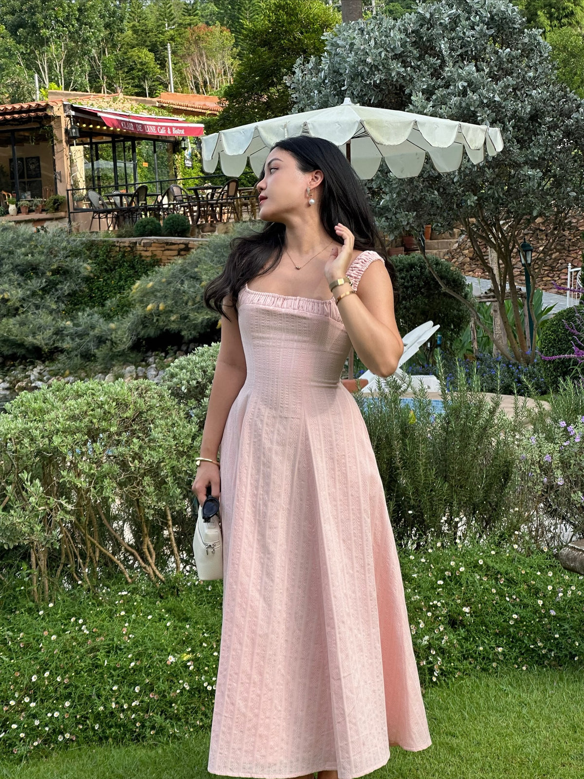 Solene maxi dress in pink 💕#rvsolenemaxidress