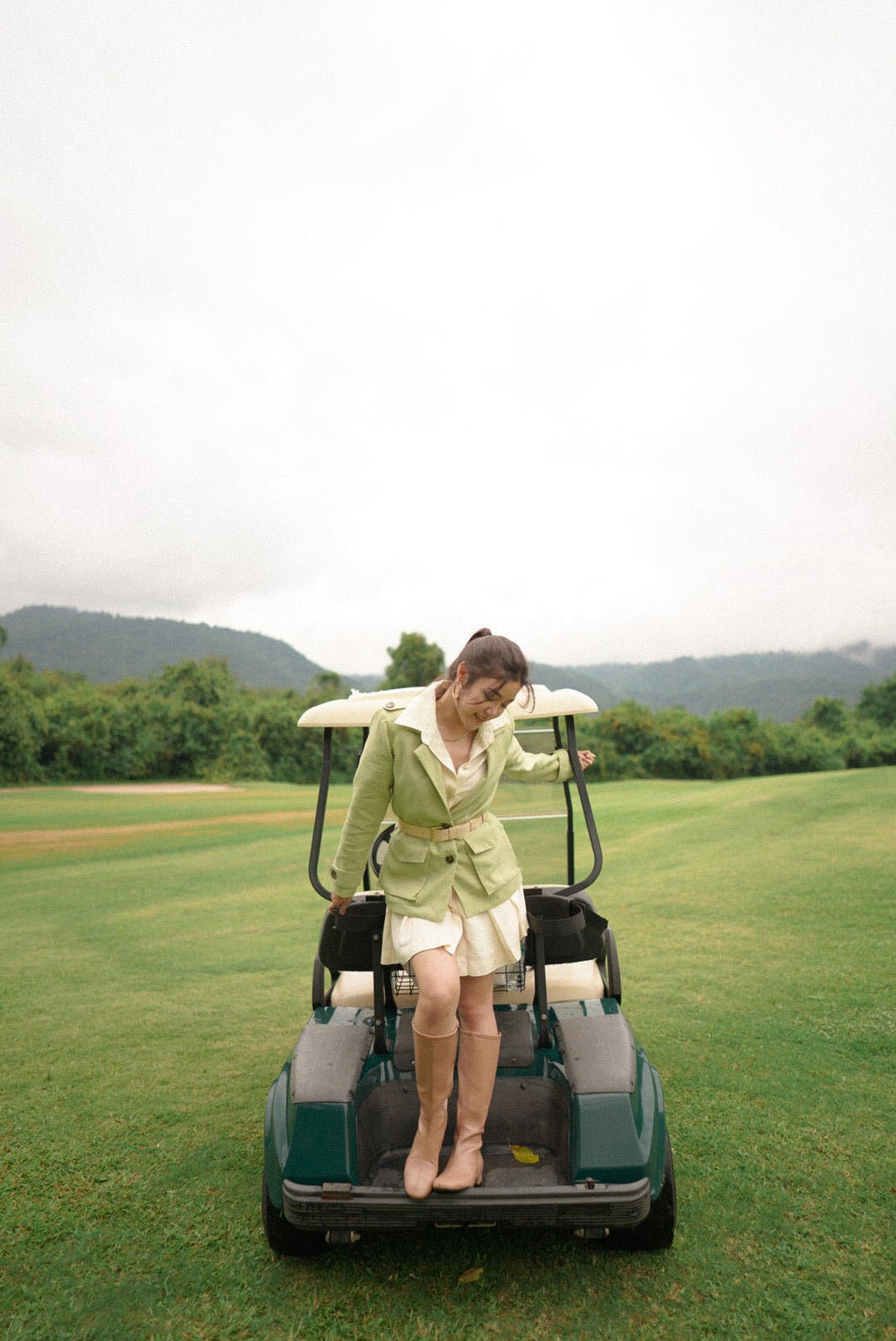 WANDERER SUIT - RAVii - Cream - S - linen fabric